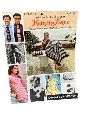 Book 17600 Discover The Excitement of Hairpin Lace Beginners & Advanced Designs